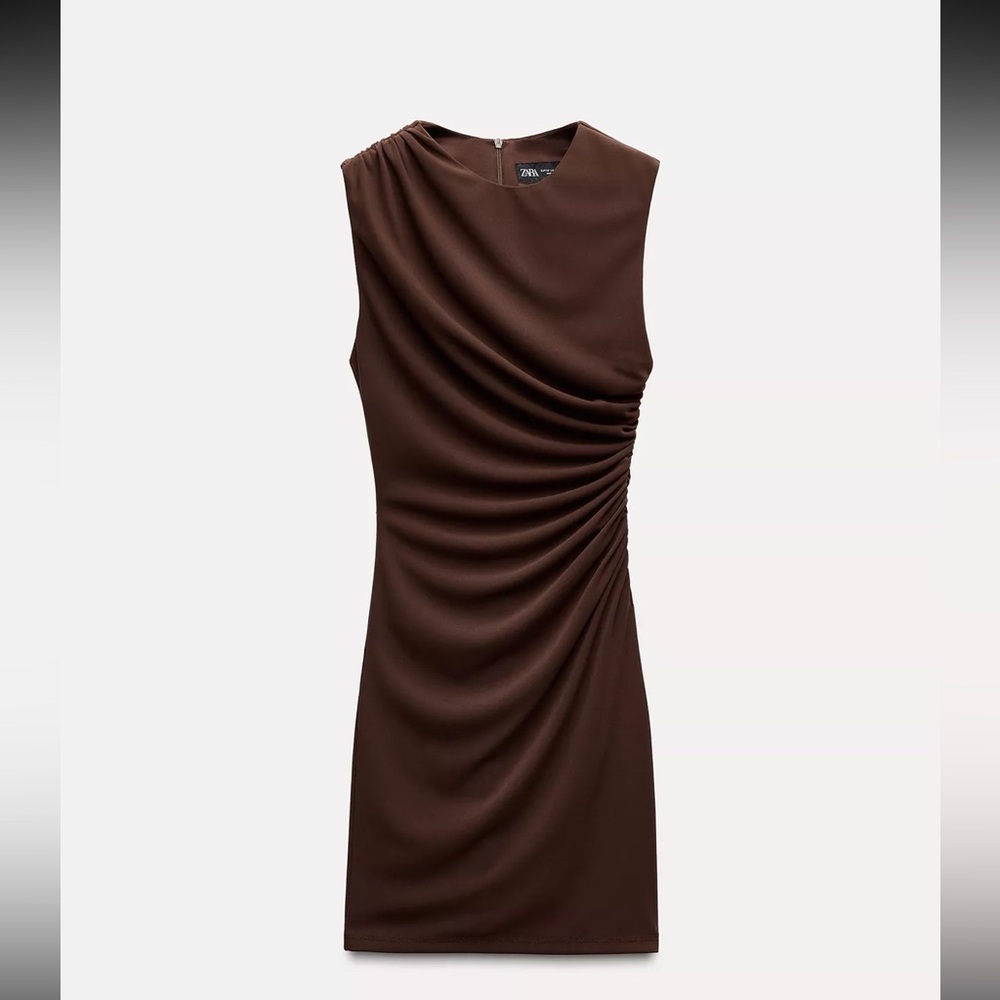 Zara Brown Dress